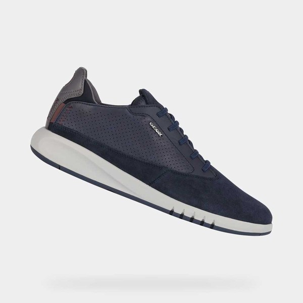 Geox Aerantis Navy Blue Mens Sneakers SS20.9ME13